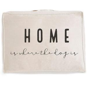 Mud Puppy Collection Home is Where the Dog Is Chambray Dog Bed