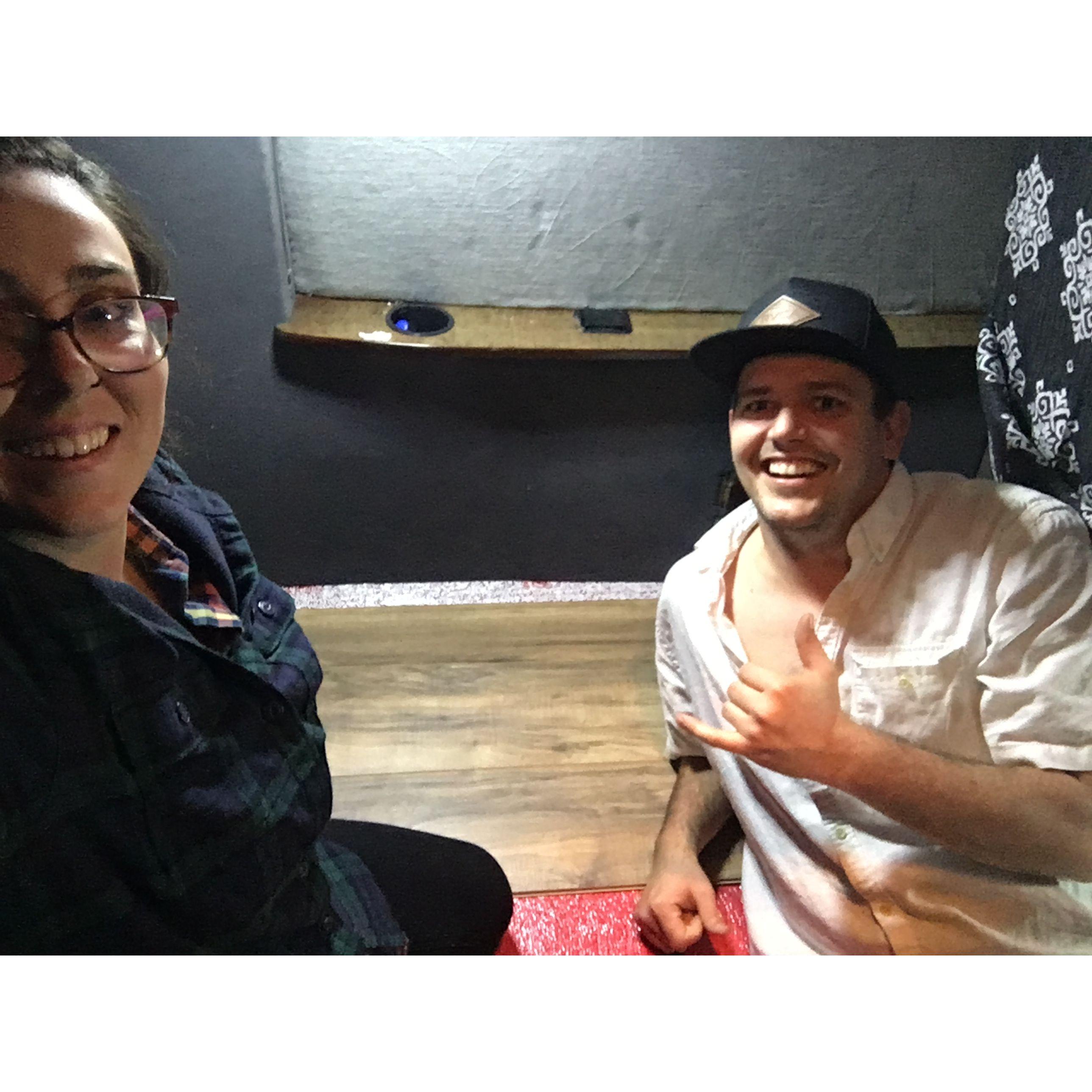 Van floor install success