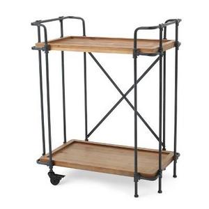 Eden Firwood and Iron Bar Cart - Antique Finish - Christopher Knight Home