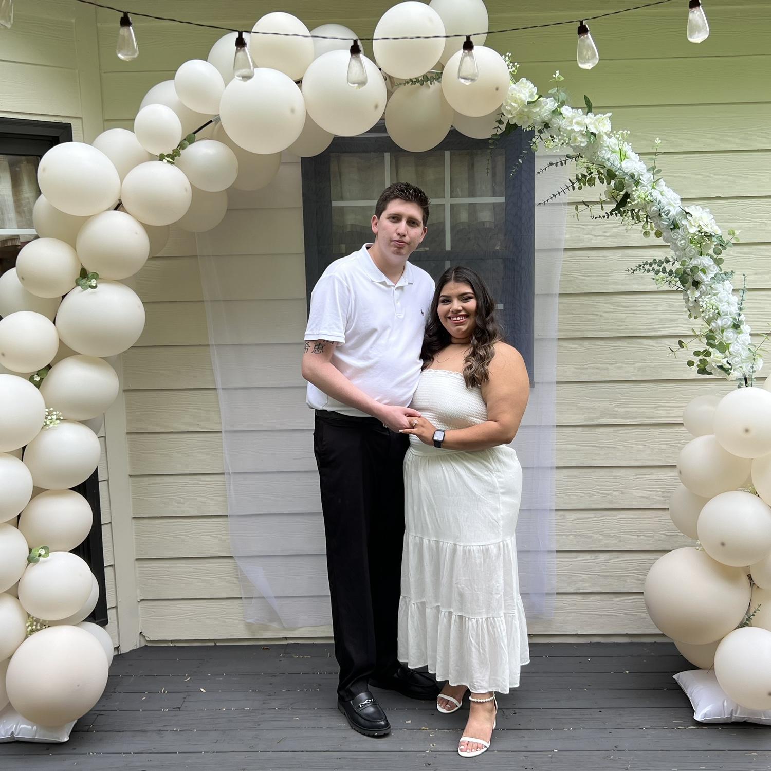 Our engagement party 💍🤍