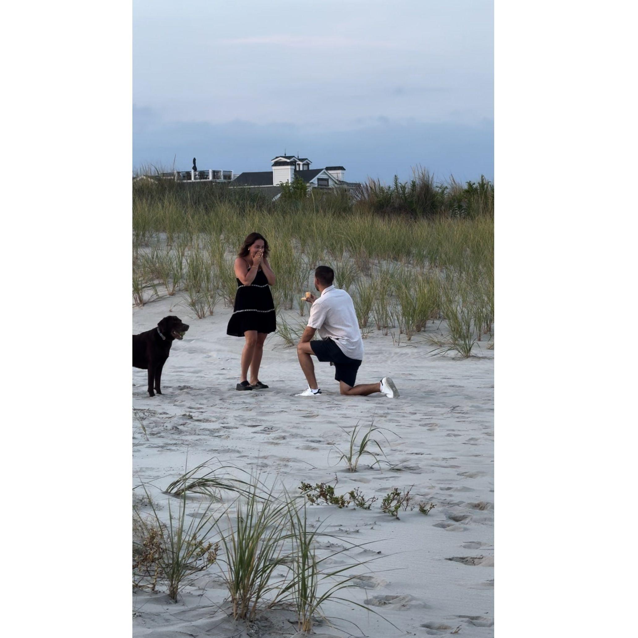 She said Yes!