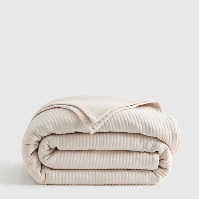 Organic Cotton Matelasse Coverlet