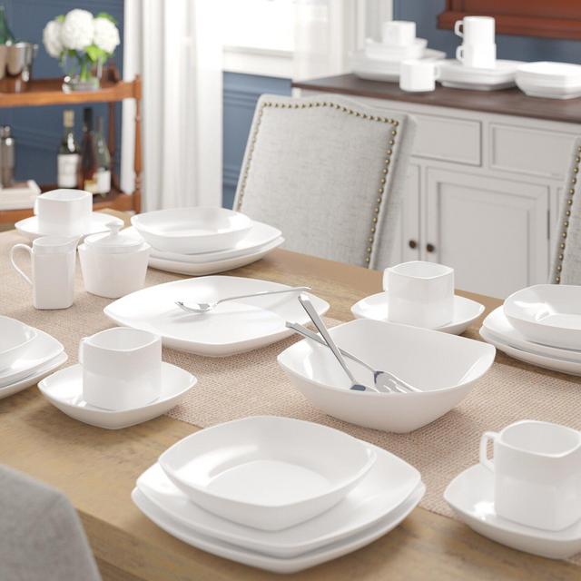 Filomena 45 Piece Dinnerware Set, Service for 8