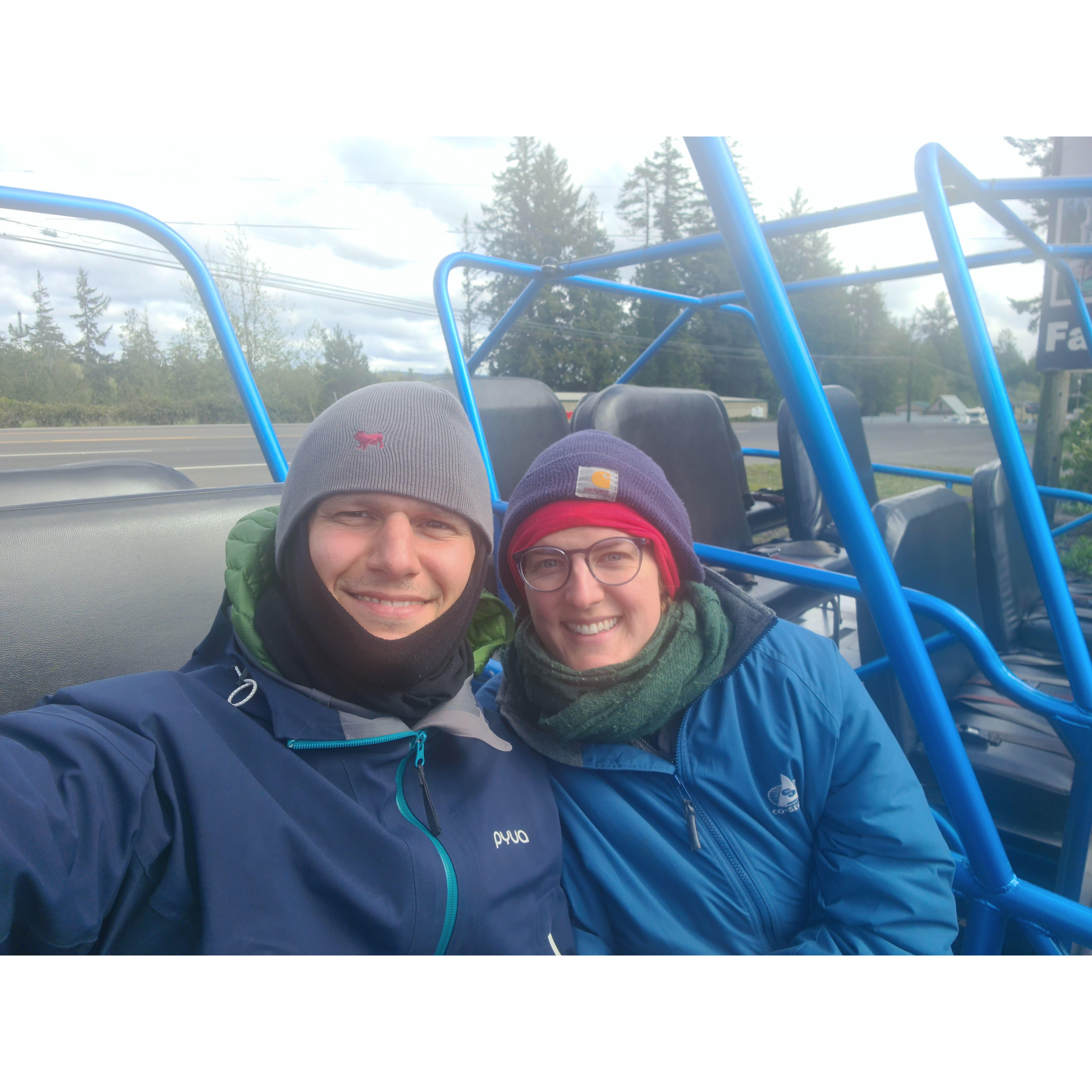 Oregon sand dune buggy tour.