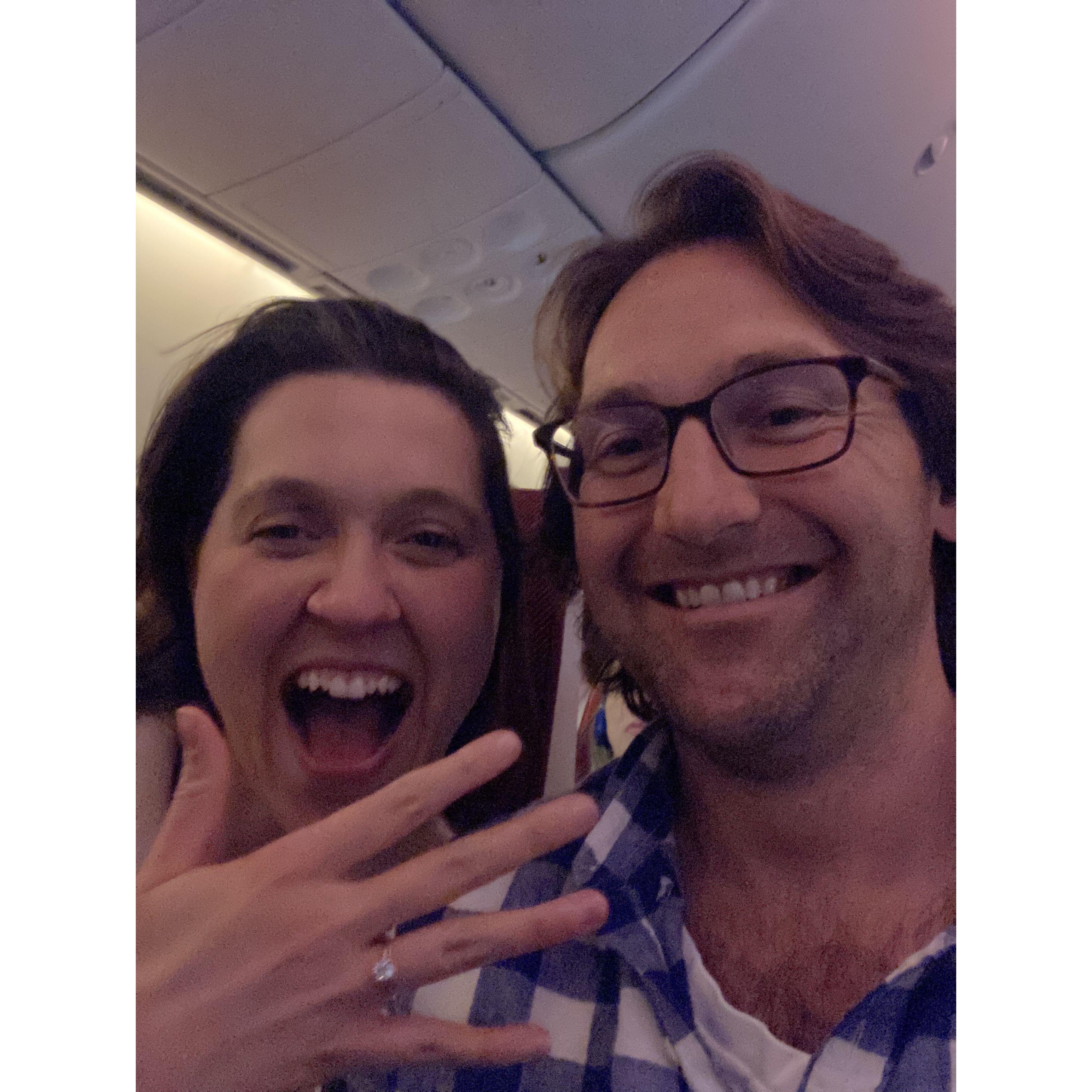 Engaged on our Way to São Paulo May 27th 2024