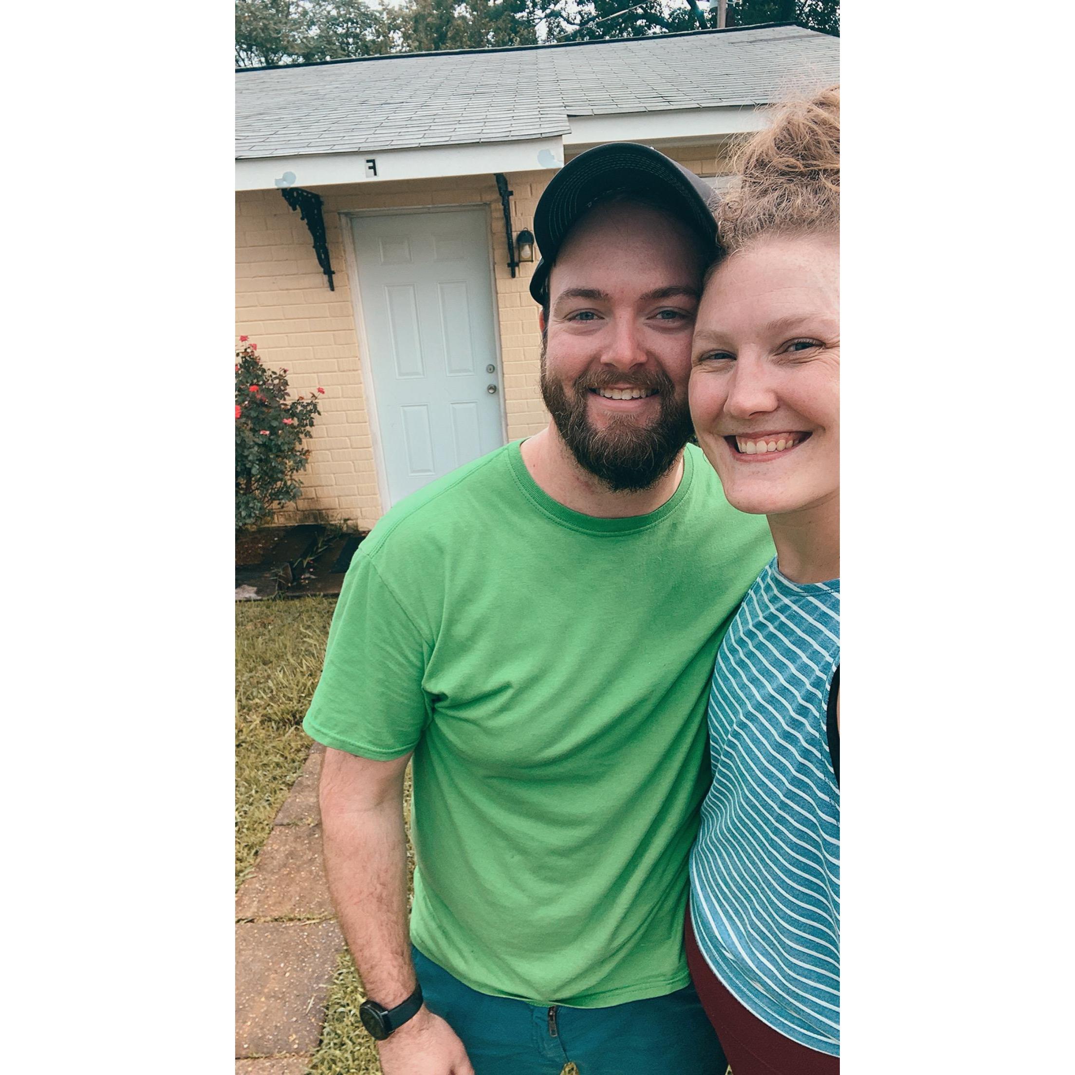 Moving out of our first place together! - August 2020