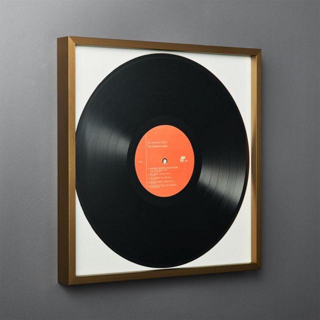 Gallery Walnut Record Frame with White Mat