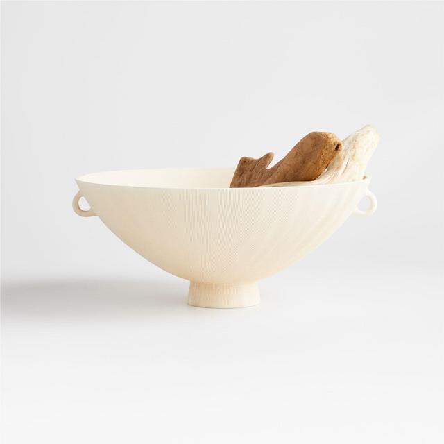 Bol Délicat White Footed Centerpiece Bowl by Athena Calderone