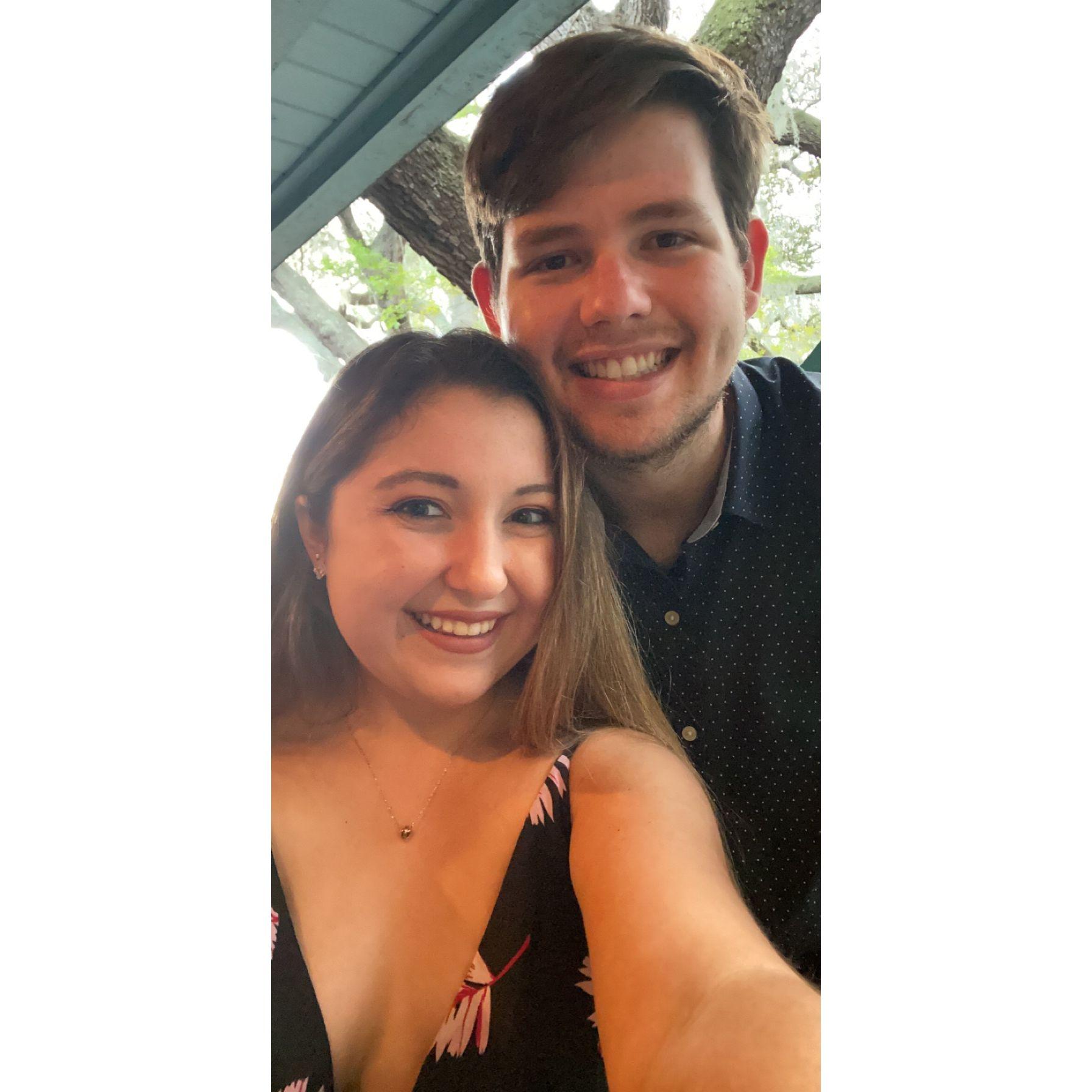 Our first Valentine's Day - drinks at Eden Bar