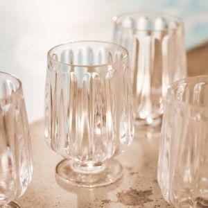 Lucia Acrylic Goblet Wine Glasses, Set of 4