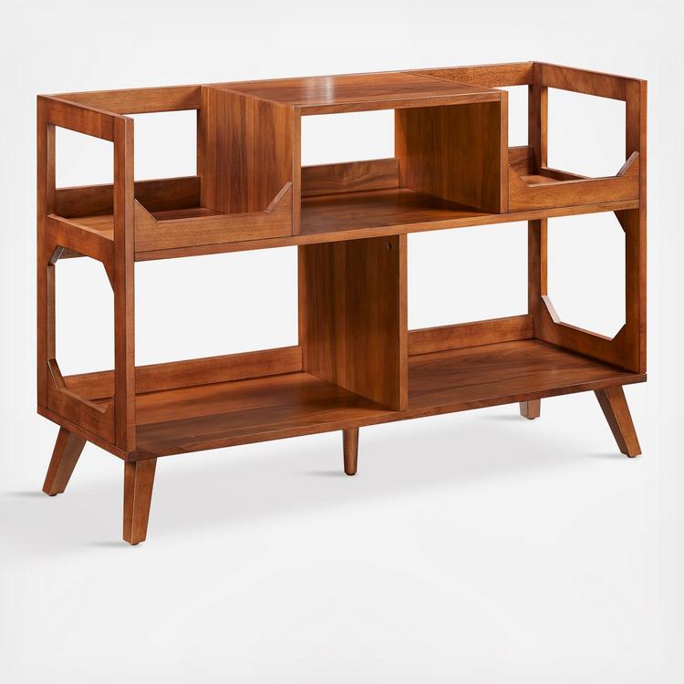 ★オリエンタルカレー★木製★ちゃぶ台★ポテ箱★作業台★小物入れ★玩具箱★ Crosley Furniture, Asheville Large Record Storage Console | Zola