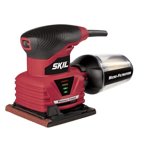 Skil 7292-02 2.0 Amp 1/4 Sheet Palm Sander with Pressure Control