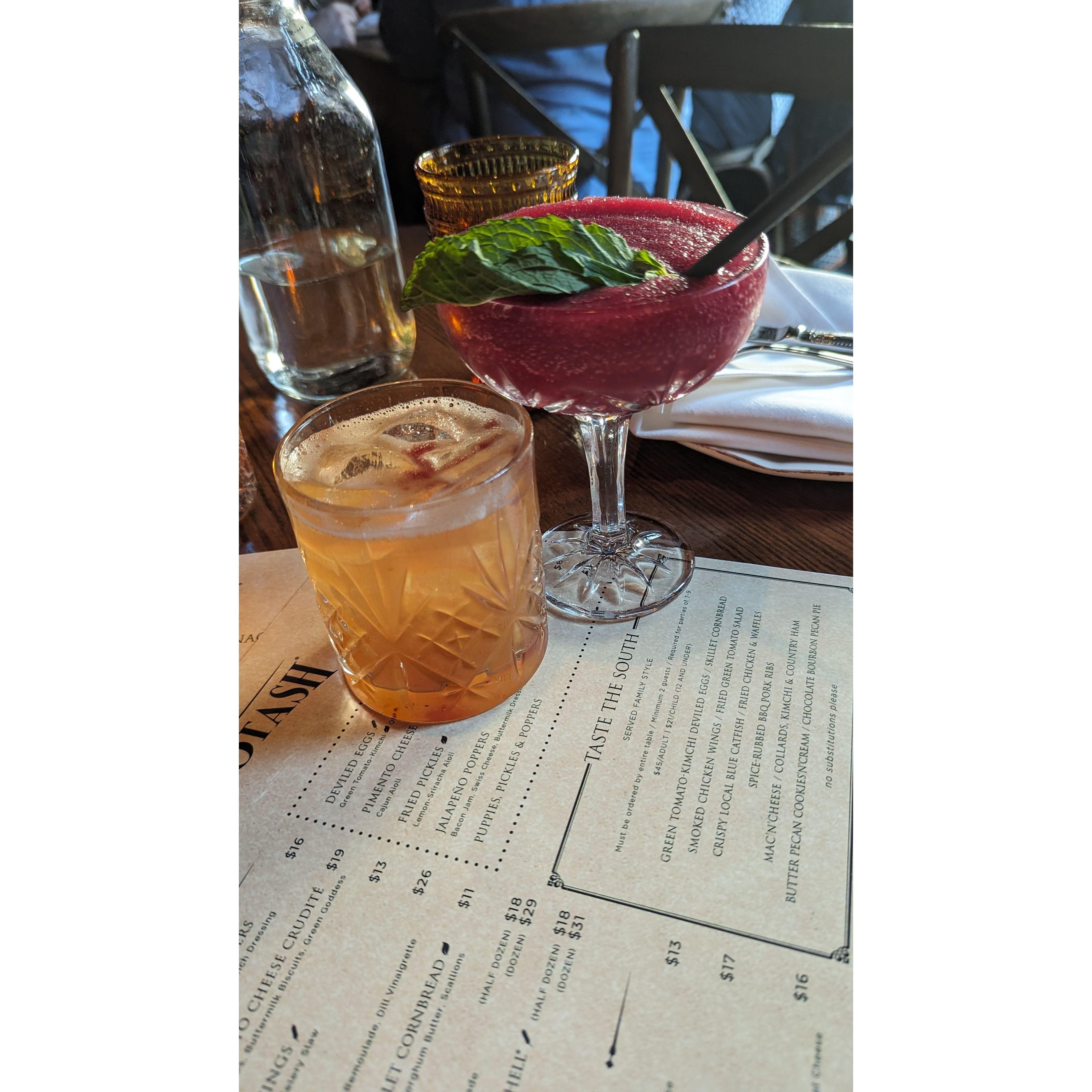 Birthday Drinks before we got engaged