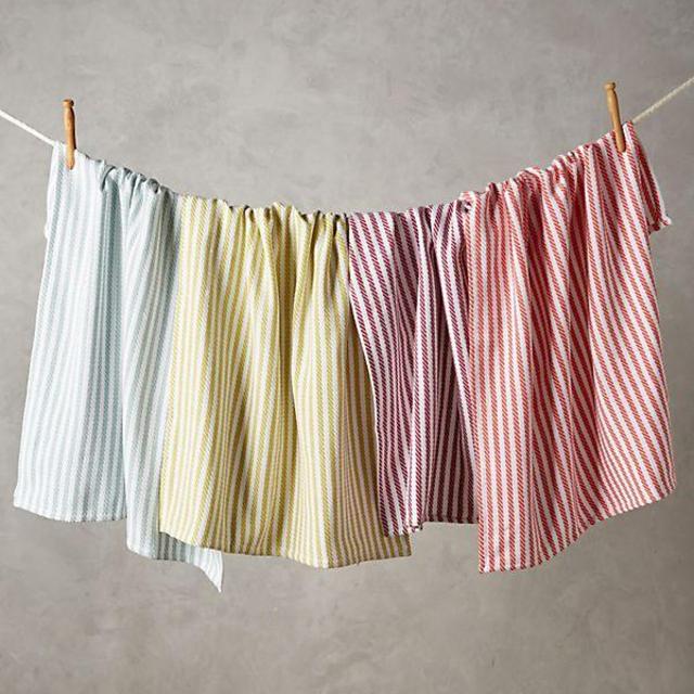 Baker Stripe Dish Towels, Set of 4