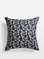 Barkham Square Cushion, Navy