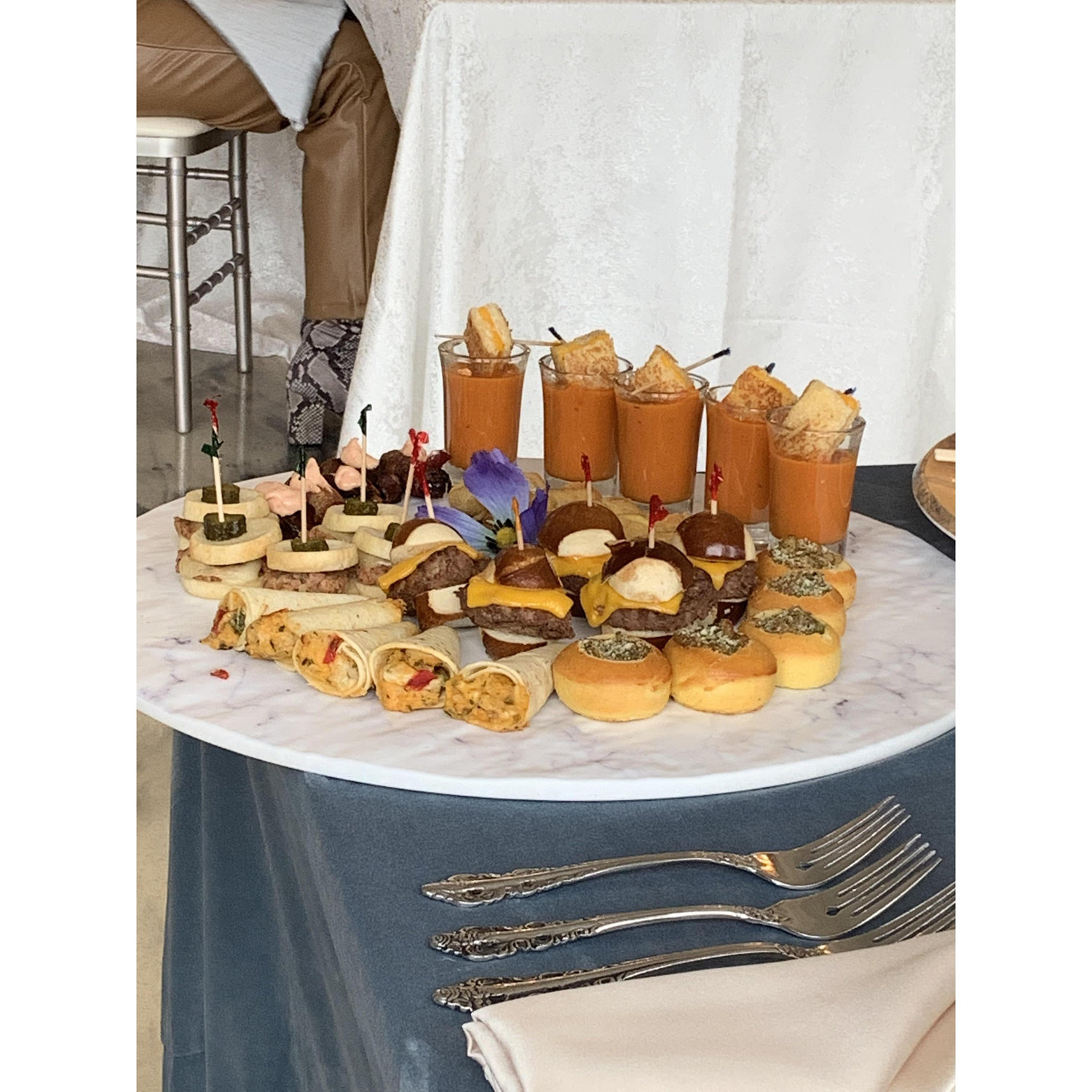 A Sample of the H'ors D'oeuvers! Who's getting hungry?!