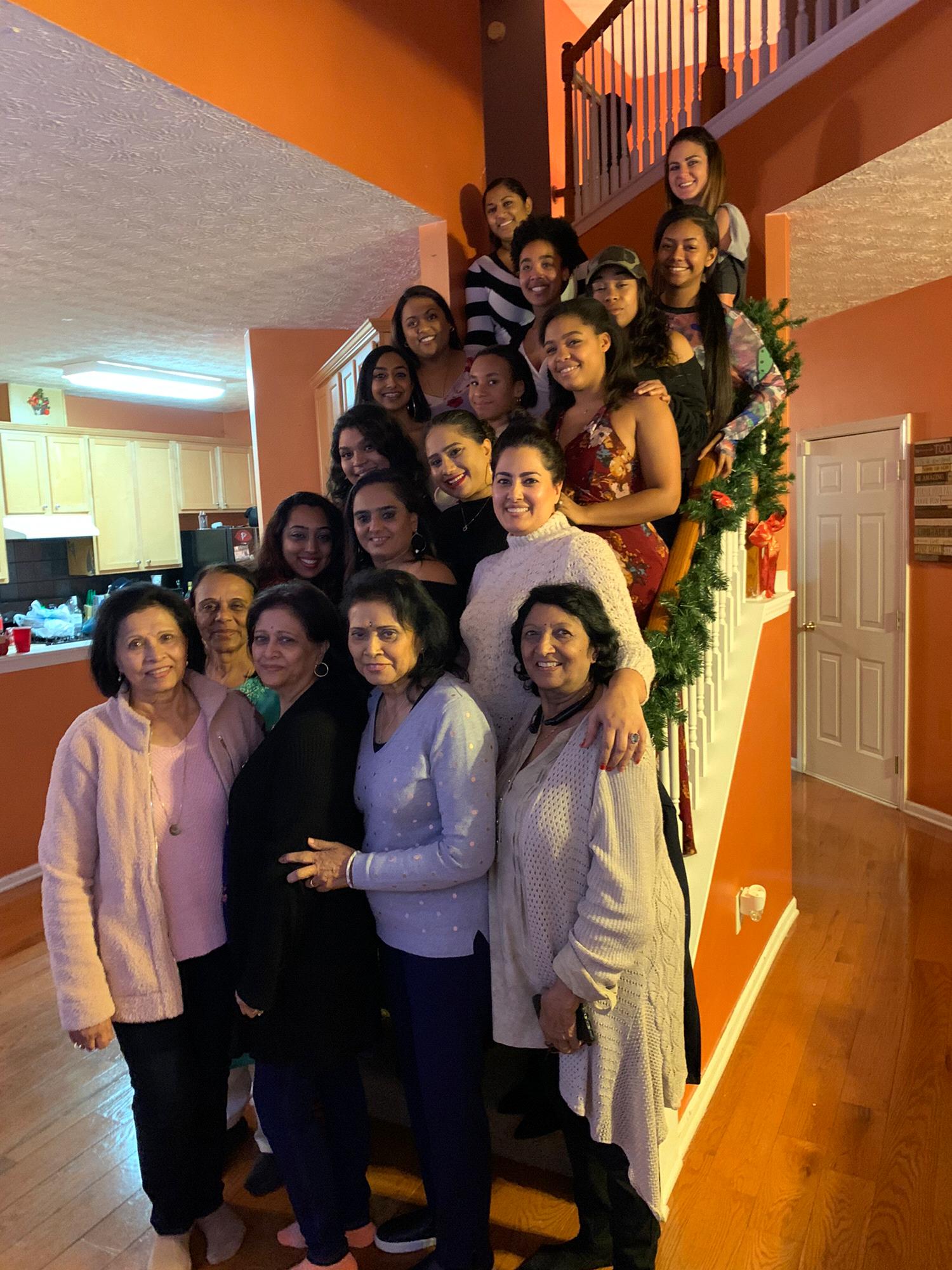 most of the ladies that were present at our engagement.