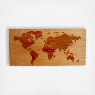 World Map Wall Hanging