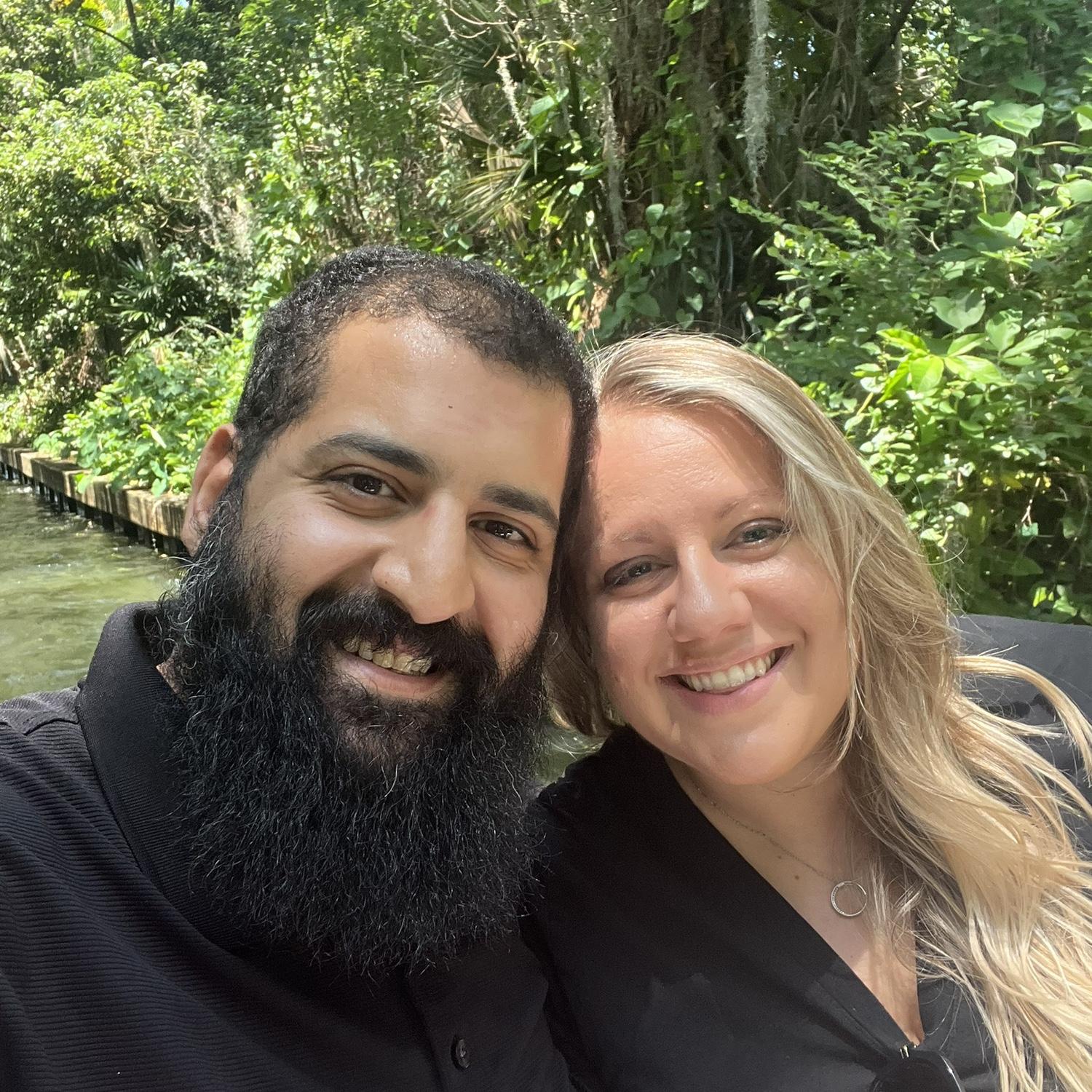 Enjoying the scenic boat tour in Winter Park.