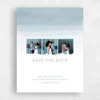 Blue Wedding Save the Date - Waterfront Photo