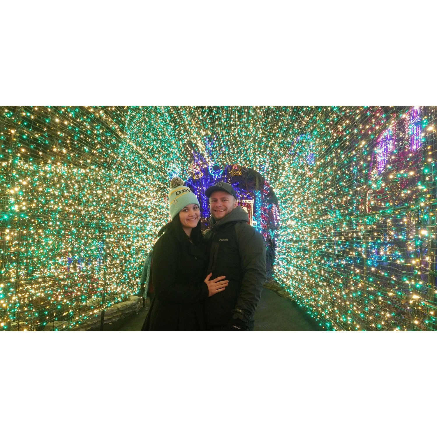 Continuing the Parham tradition of going to Silver Dollar City every Christmas.