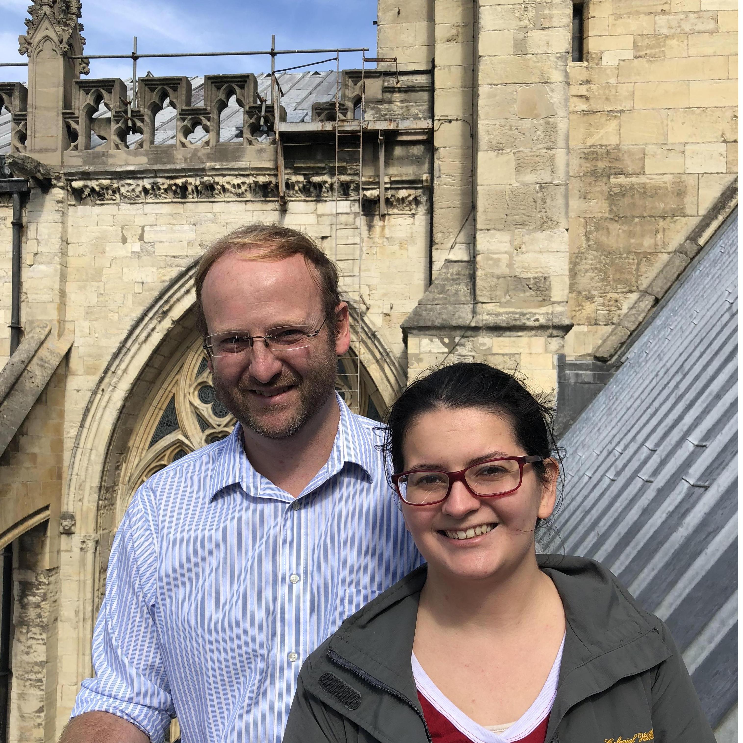 On top York Minster, England