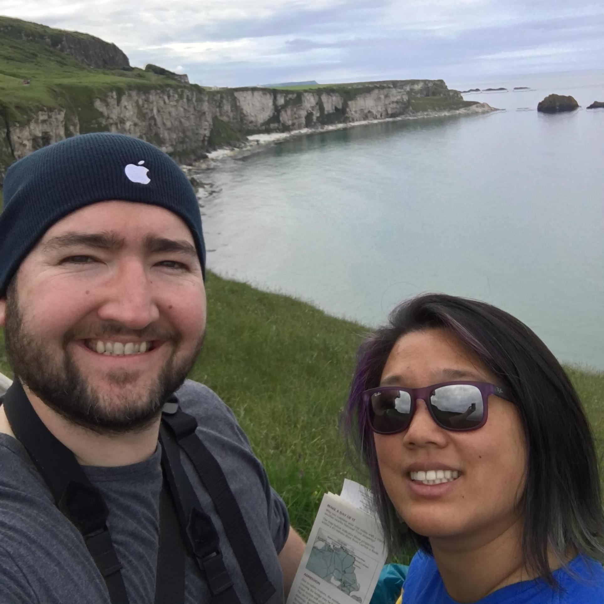 The other side of the Carrick-a-rede bridge