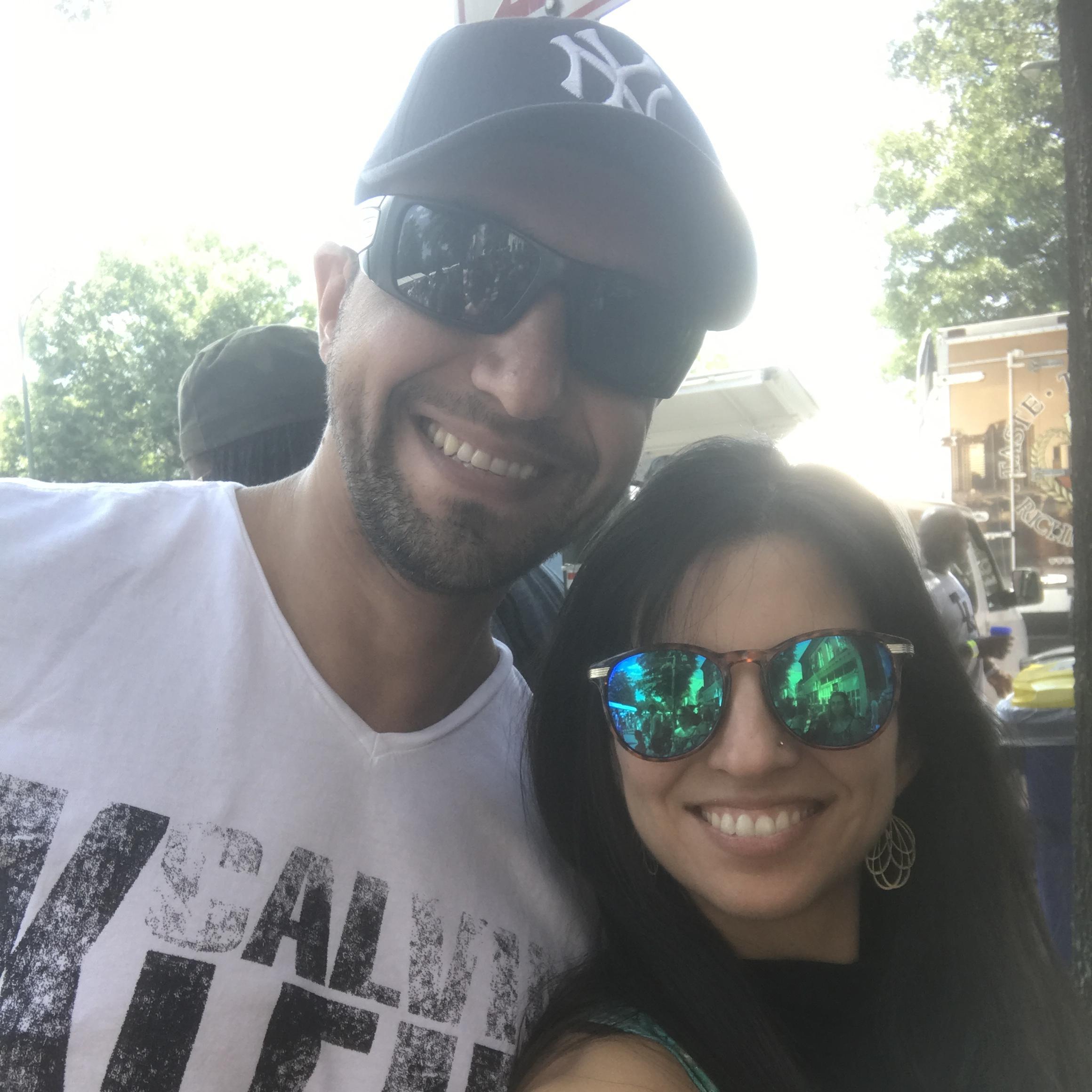 One of our first dates June 2017