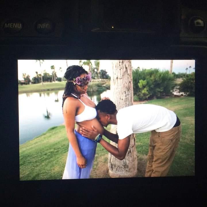 Maternity pics for #1💜