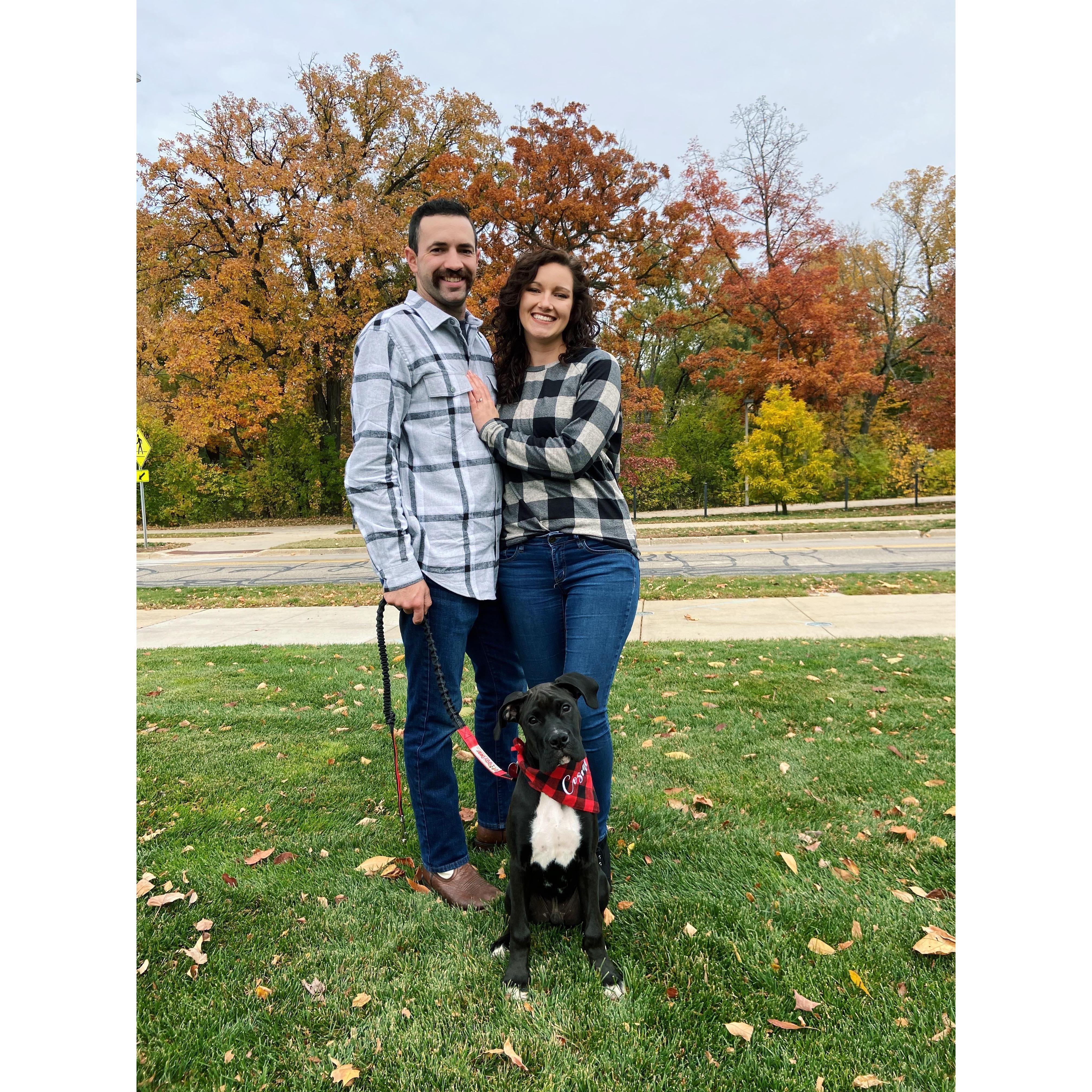 Weekend we got engaged, 2020
