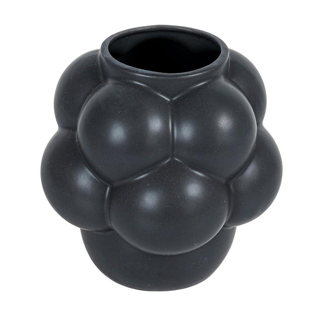 Creative Co-Op Stoneware Vase with Raised Dots