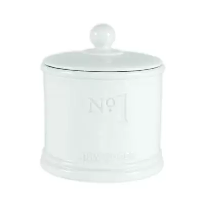 Everyday White® by Fitz and Floyd® Bistro Small Numbers Canister