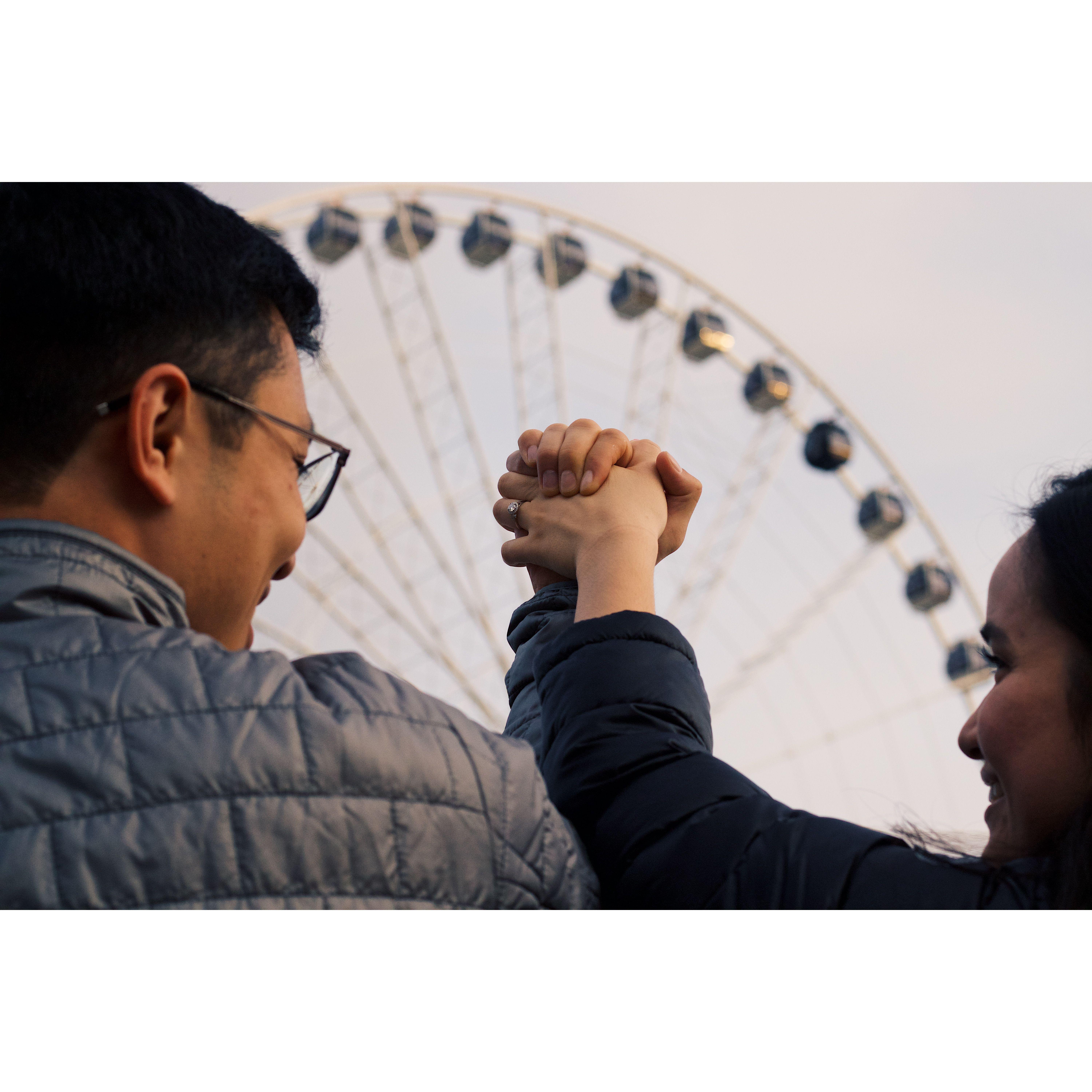 She said yes!