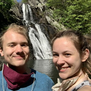 Waterfall hike and swim in Ubud