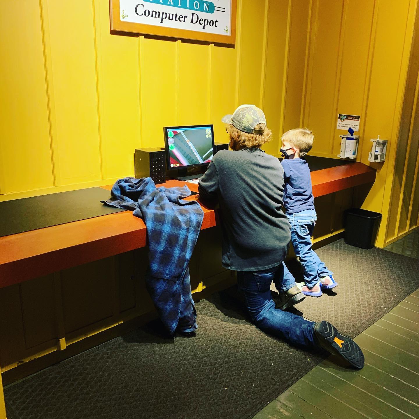 Aiden’s 1st time at the Indianapolis children’s museum
