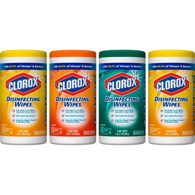 Clorox Disinfecting Wipes Value Pack Scented 300 ct Total