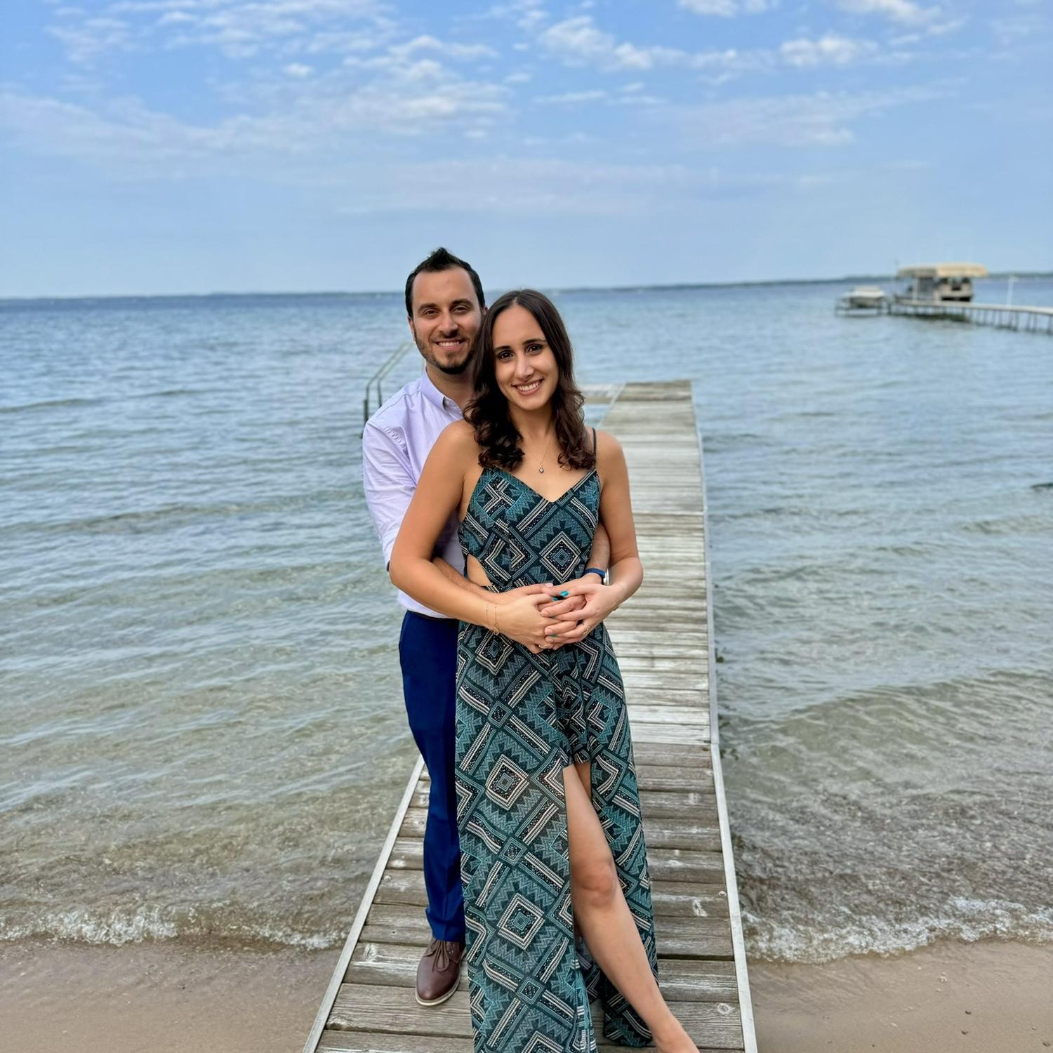 First wedding together in Traverse City ☀️
