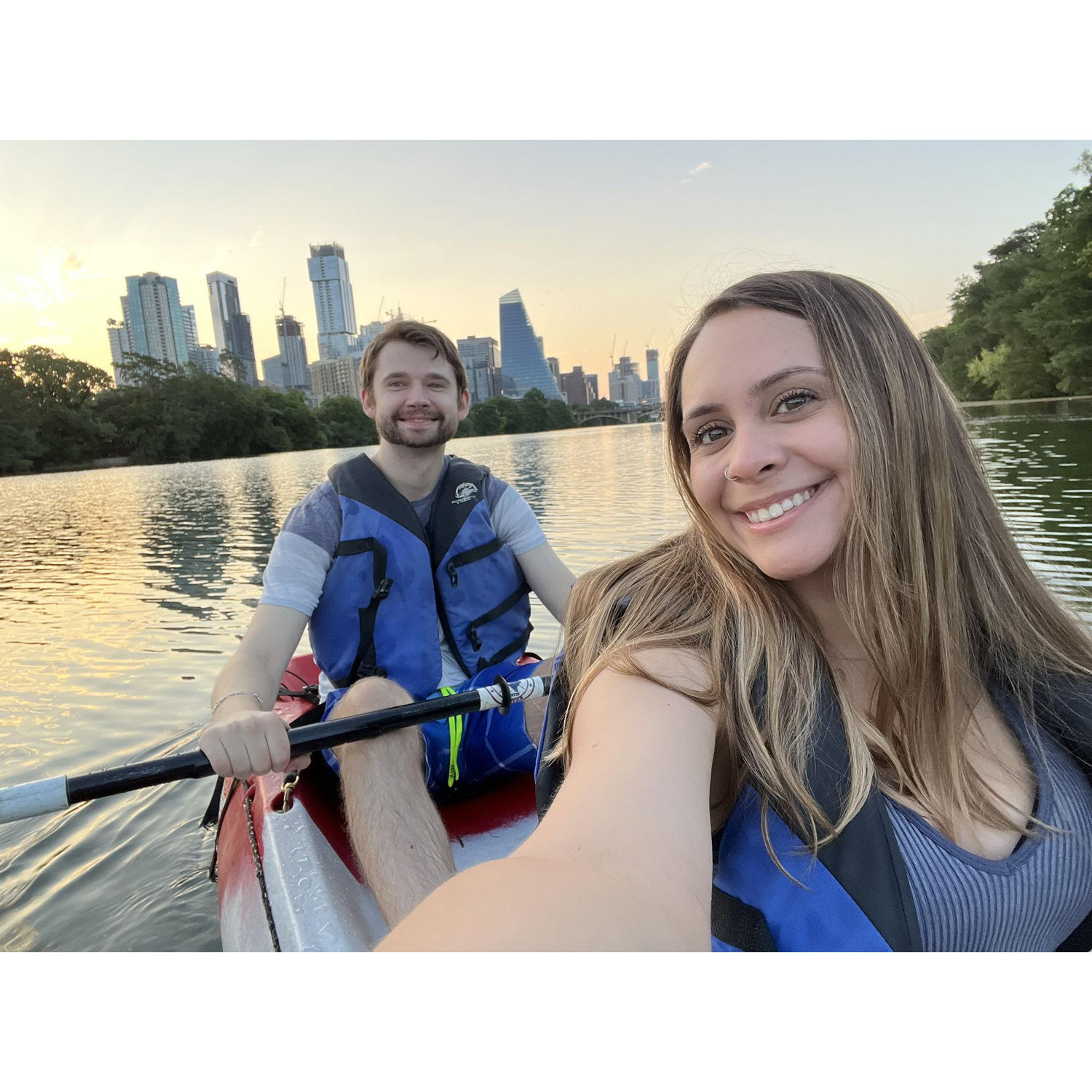 Kayaking Lady Bird Lake