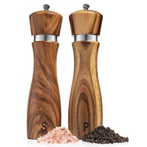 Wooden Salt and Pepper Grinder Set