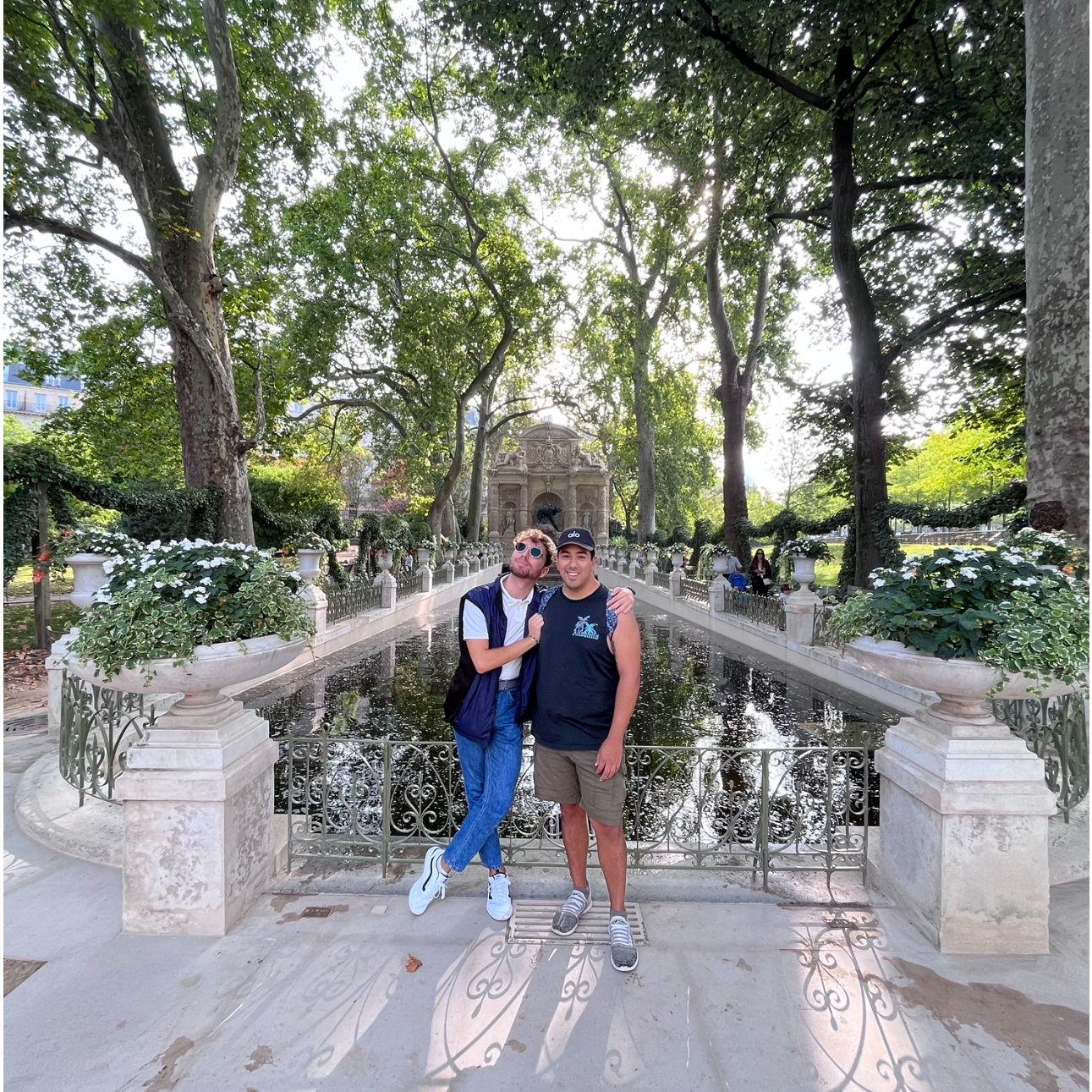 A walk through Luxembourg garden during Michael's first trip to France.