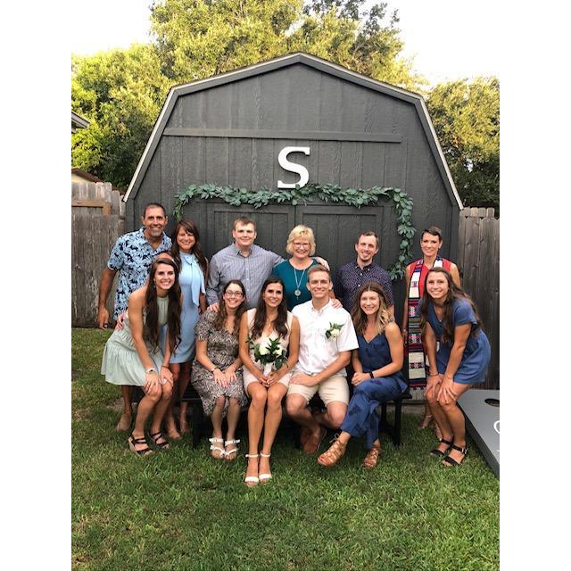 Celebrating the newlyweds in July of 2020!