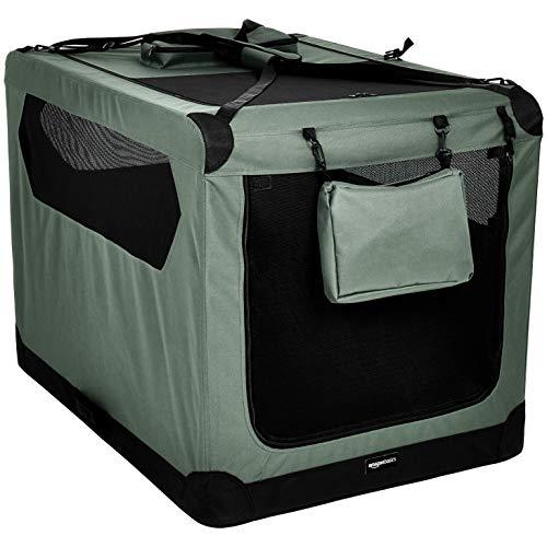 AmazonBasics Premium Folding Portable Pet Carrier Kennel