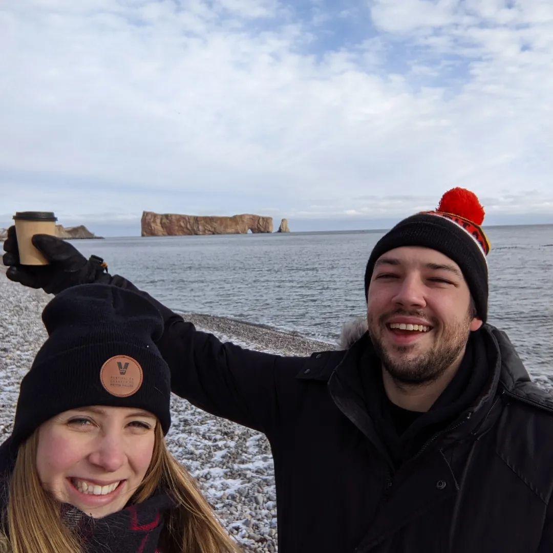 A little winter walk on the beach secretly planning our wedding, January 2023