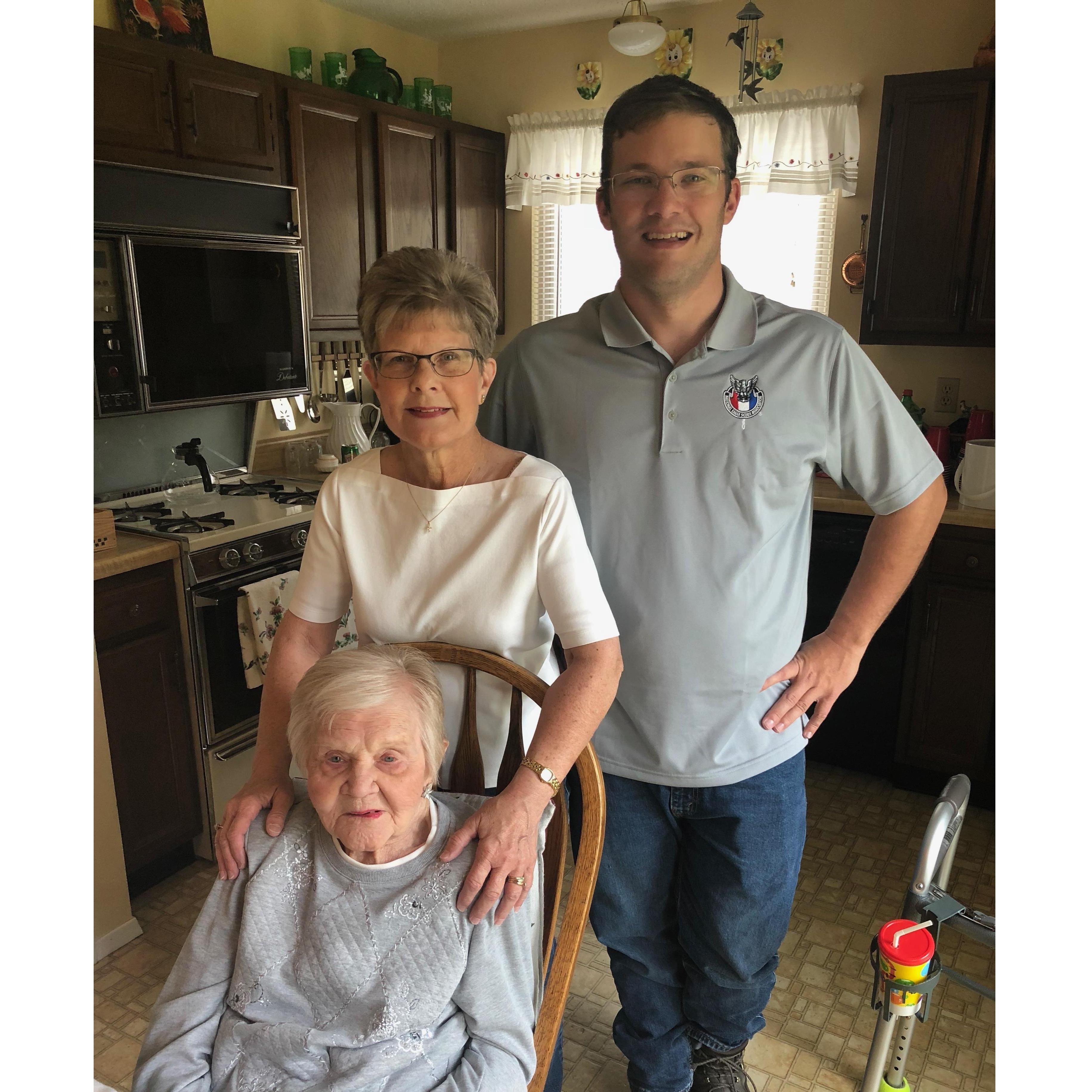 One of our visits to Gregor's family. We miss Grandma Rita.