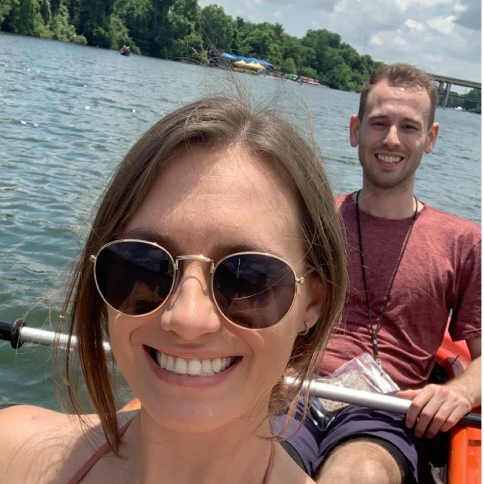 Kayaking on the Colorado River in Austin, TX