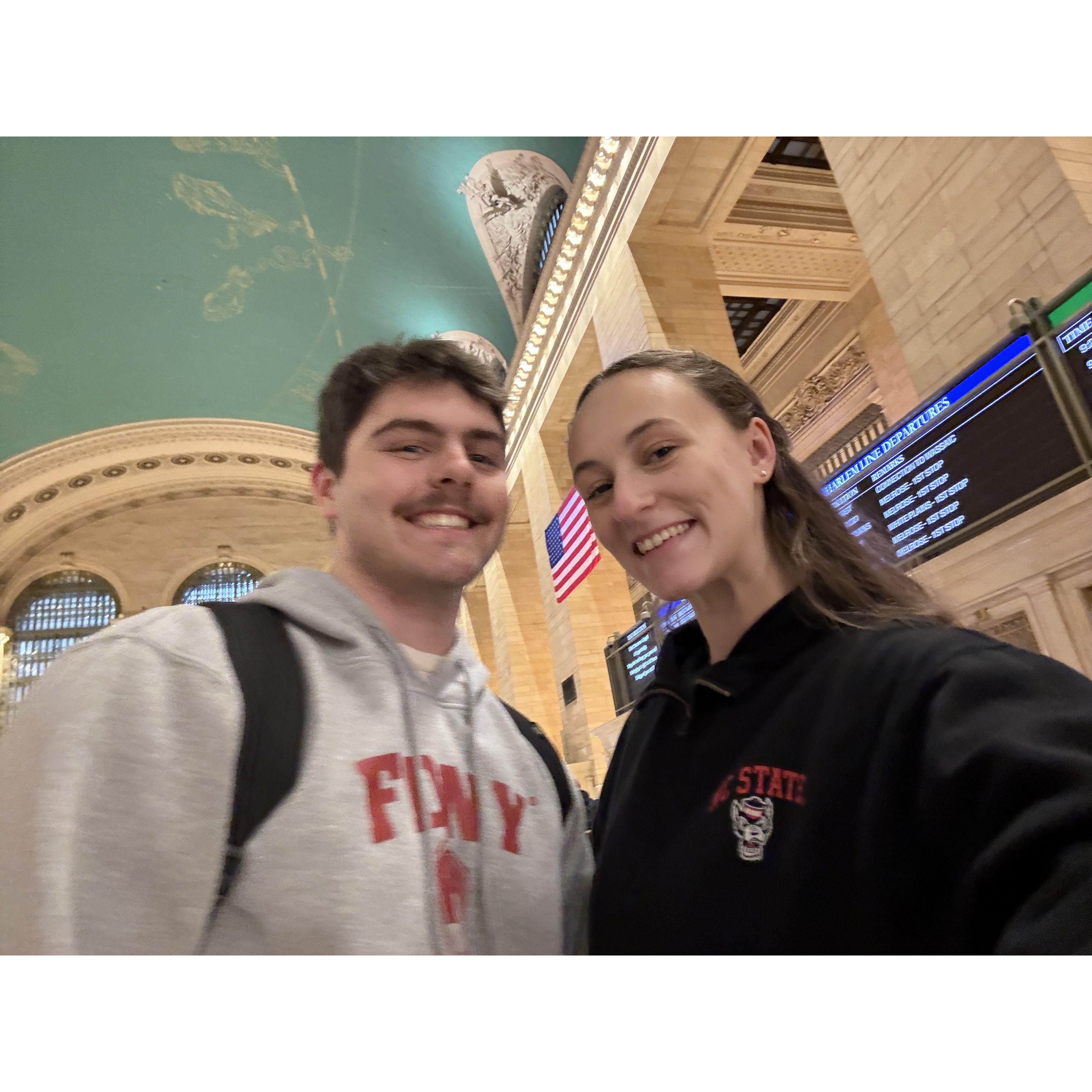 Grand central station! We were asked for money a few seconds before this picture was taken.