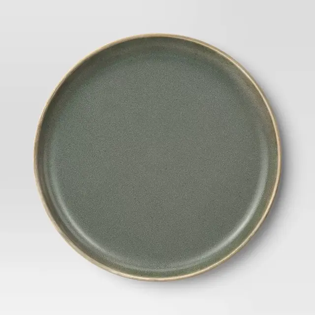 Stoneware Tilley Salad Plate Olive Green - Threshold™