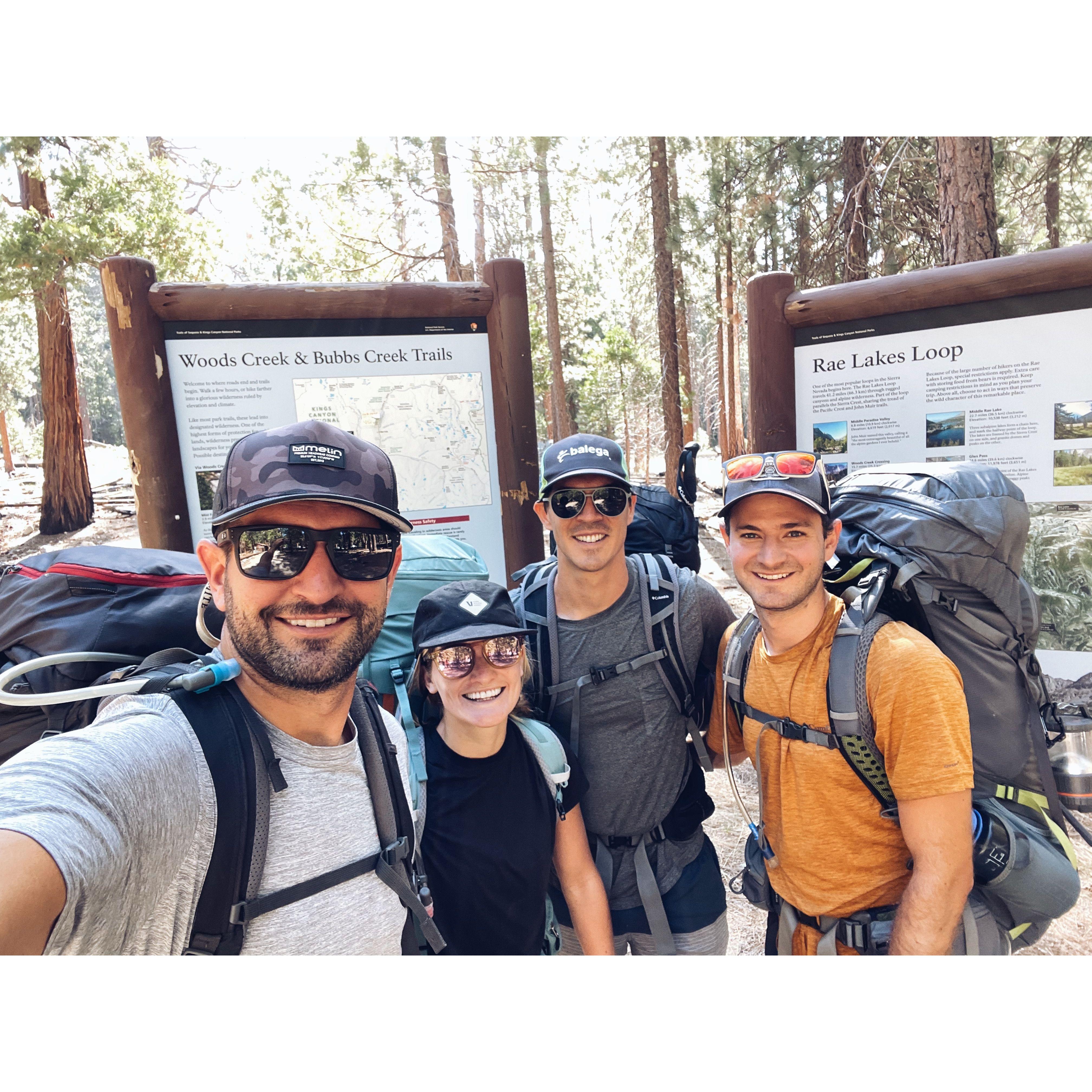 Backpacking in Sequoia