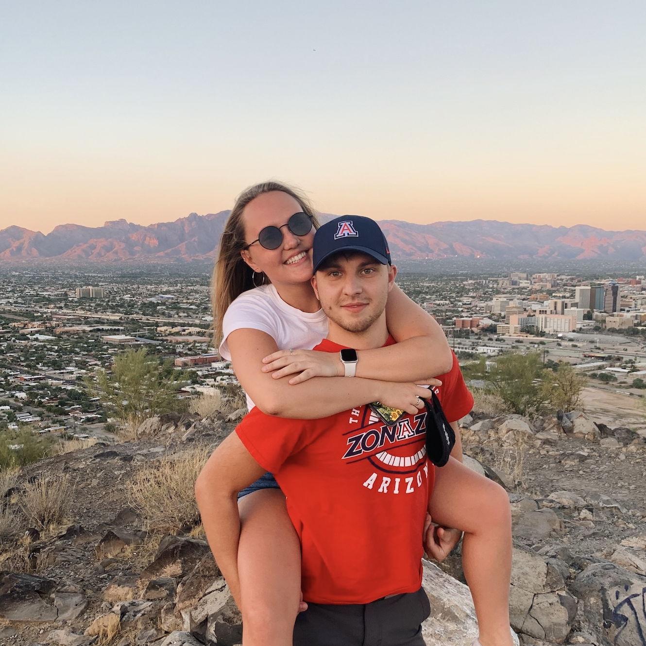 Tucson, AZ 2021 (our favorite sunset spot on A-mountain)