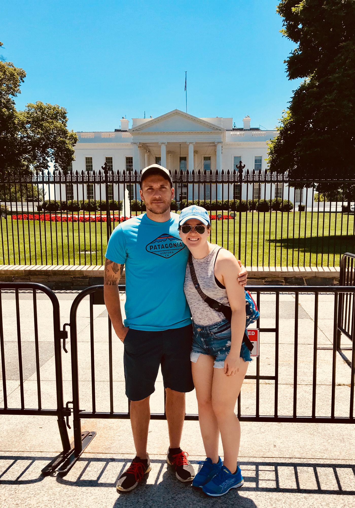 Brycen's first trip to the east coast started with a whirlwind tour of Washington, DC, before going down to Dainee's family's farm in Orange, Virginia.
